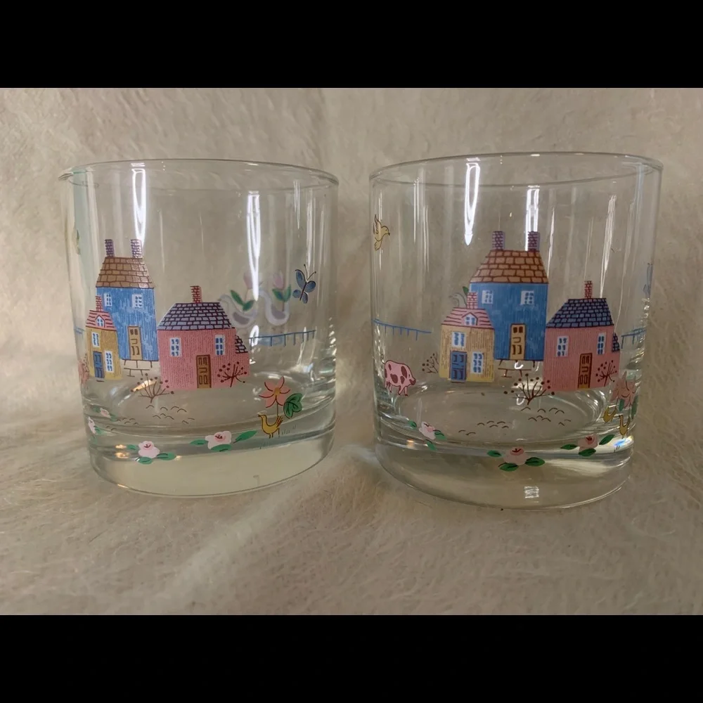 International China Company “Heartland” 2 rocks glasses - Picture 1 of 4